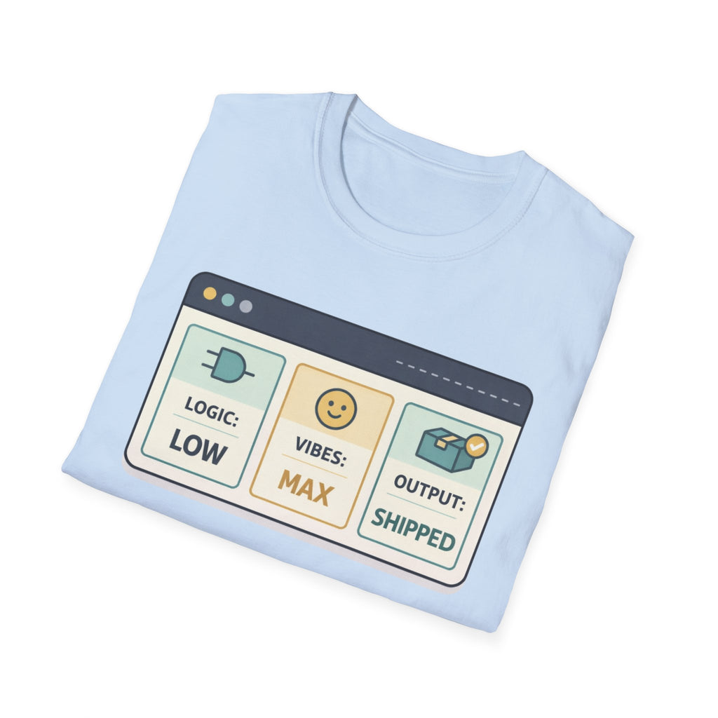 Logic: Low / Vibes: Max T-Shirt