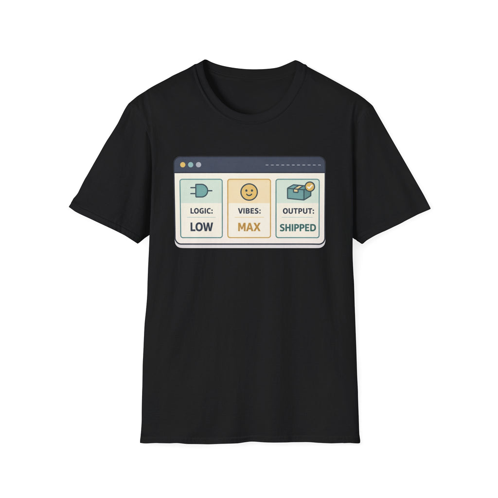 Logic: Low / Vibes: Max T-Shirt
