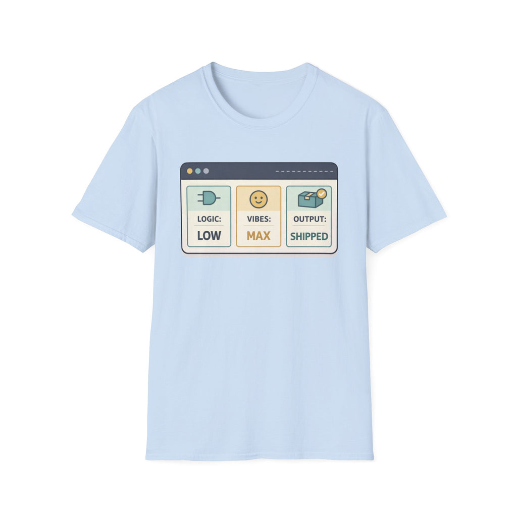 Logic: Low / Vibes: Max T-Shirt